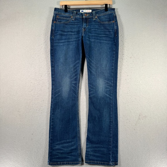 Levis Demi Curve Jeans Womens 11M Blue Medium Wash Bootcut Classic Comfort Denim - Picture 1 of 15